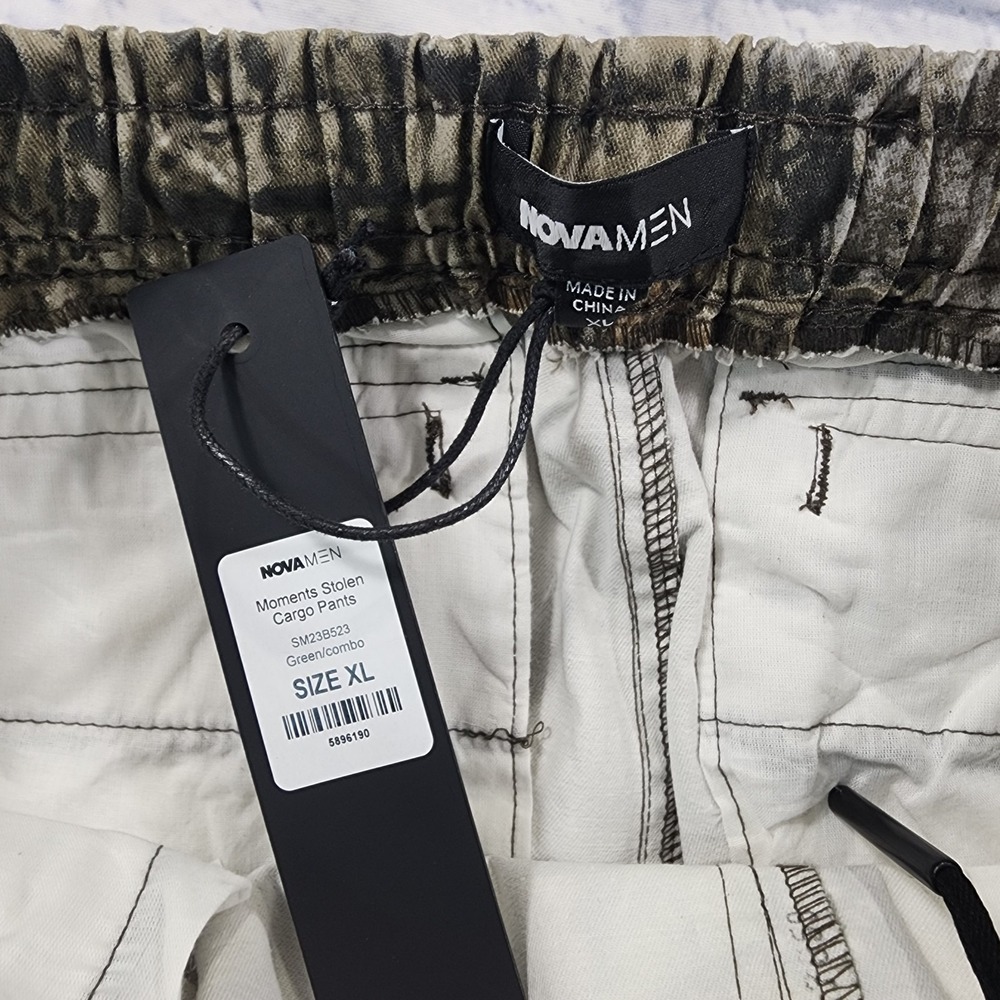 Nova Men Real Tree MENS XL Moments Stolen Utility Cargo Pants Camo 33X36 - Picture 7 of 13